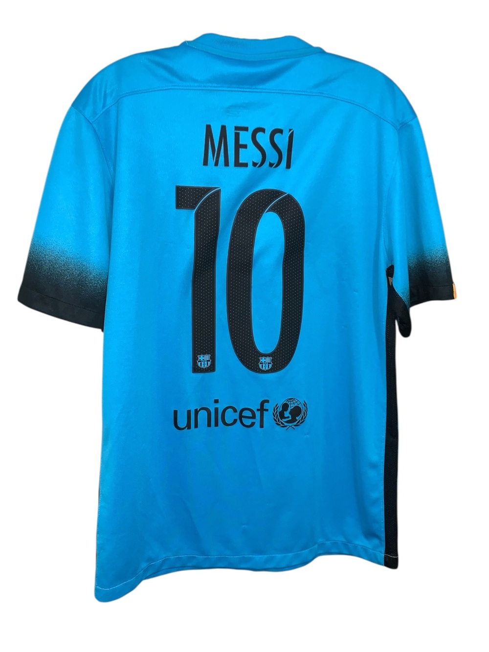 Nike Mens FC Barcelona Lionel Messi Jersey 3rd Kit Size Medium 2015